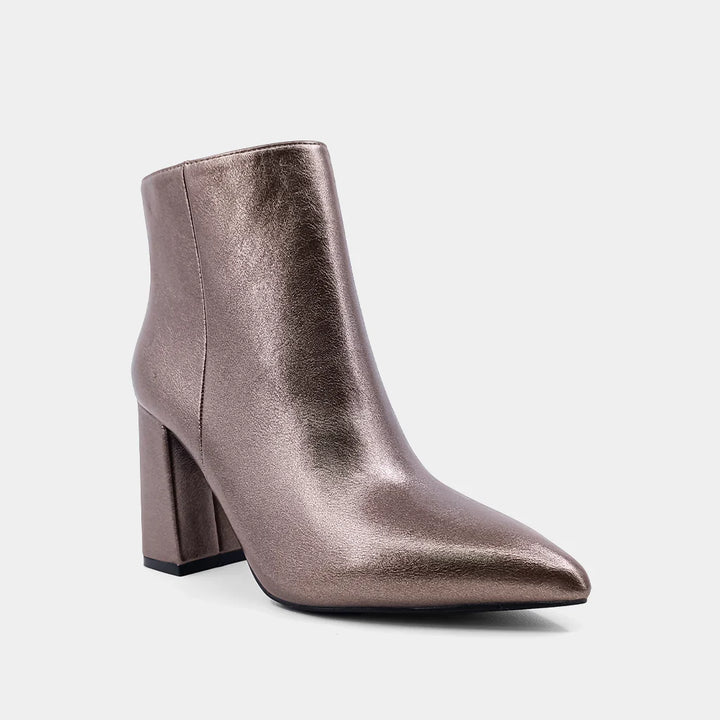 The Veronica Gunmetal Ankle Boot