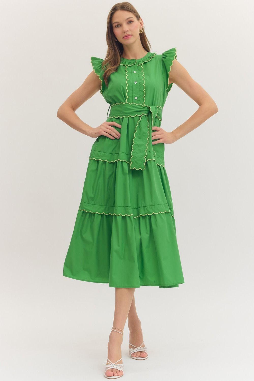 The Kensington Green Dress