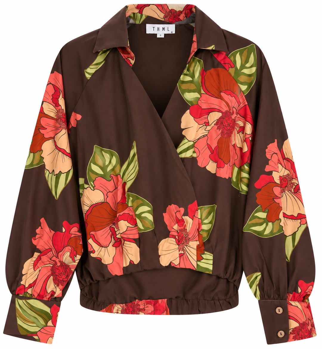 THML Autumn Blooms Floral Blouse
