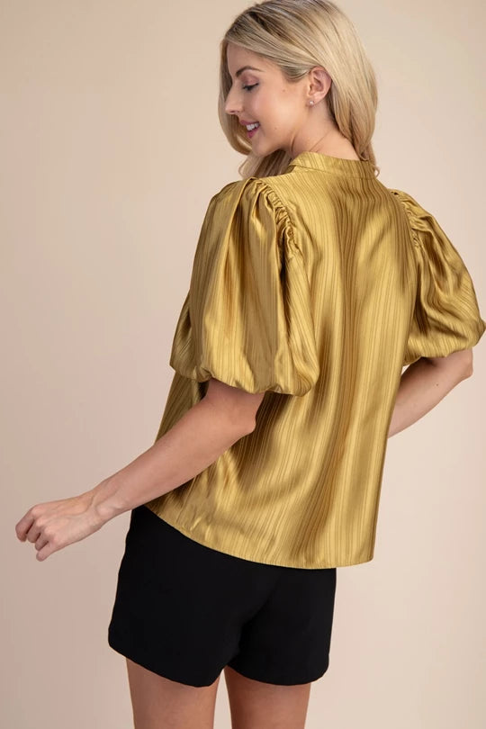 The V-Neck Puff Sleeve Top