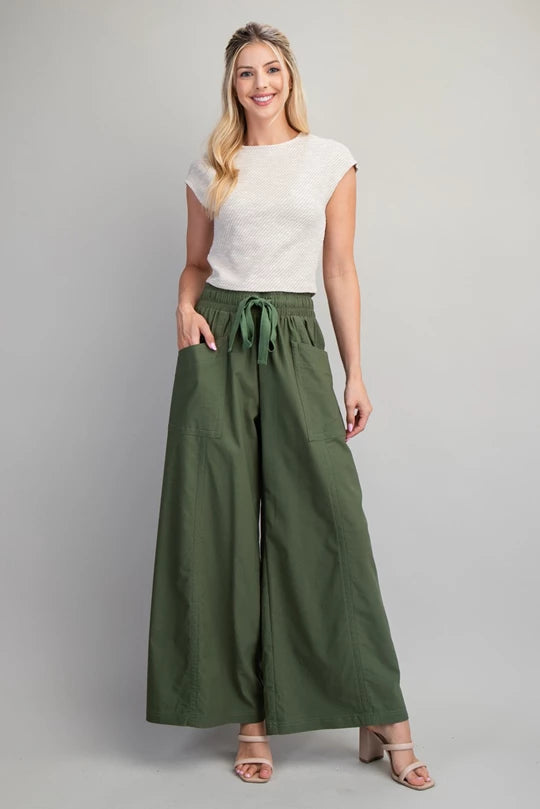 The Wide Leg Pocket Pant