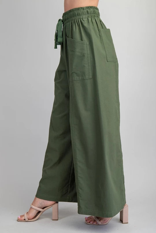 The Wide Leg Pocket Pant