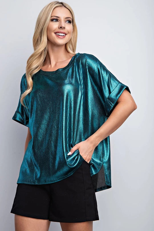 The Metallic Lurex Top