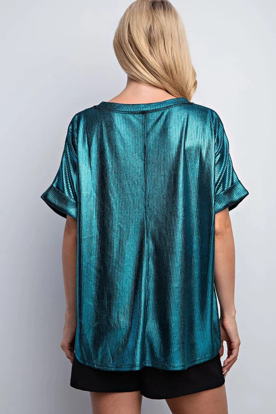 The Metallic Lurex Top