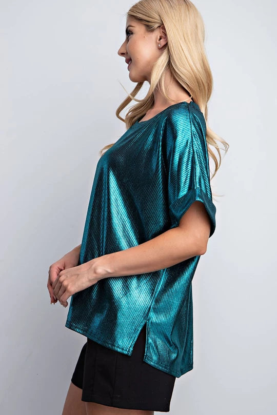 The Metallic Lurex Top