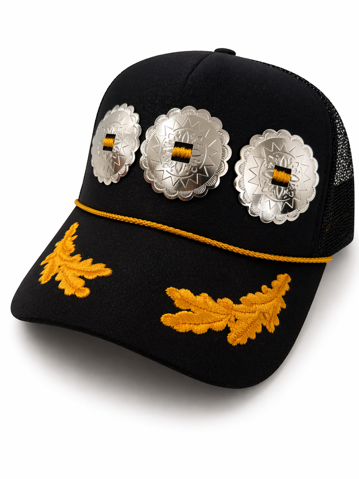 Midnight Concho Trucker Hat