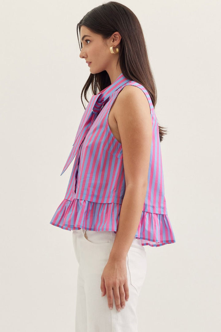 Candy Stripe Charm Top