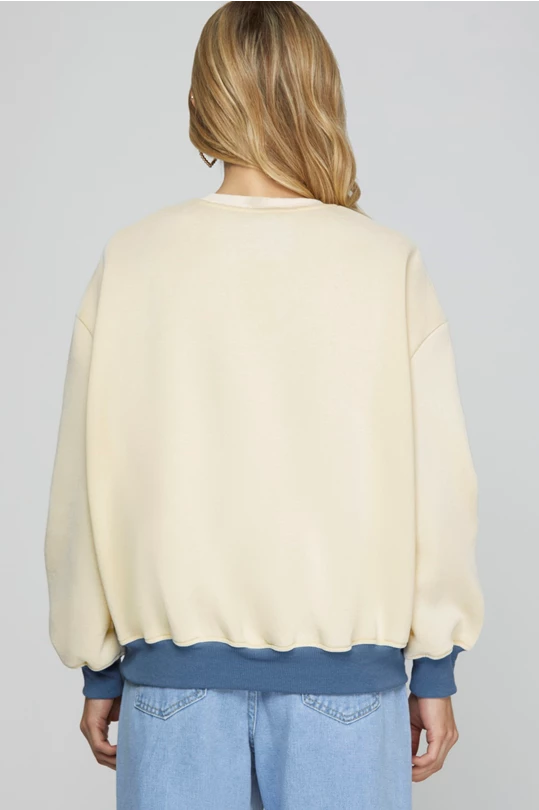 The Appliqué Bow Sweater