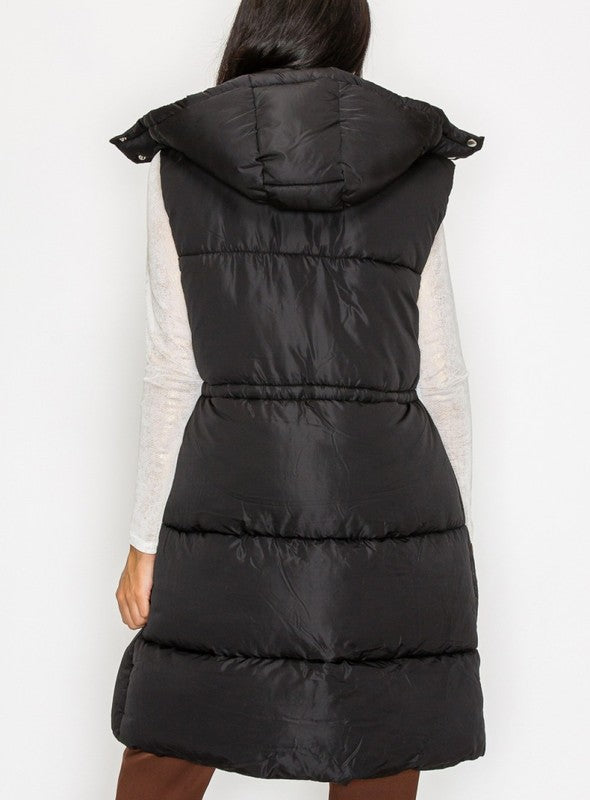 Long Line Puffer Vest