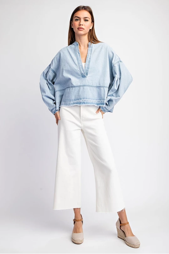 The Momba Denim Top