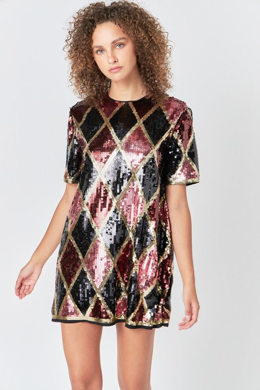 The Little Sequin Mini Dress