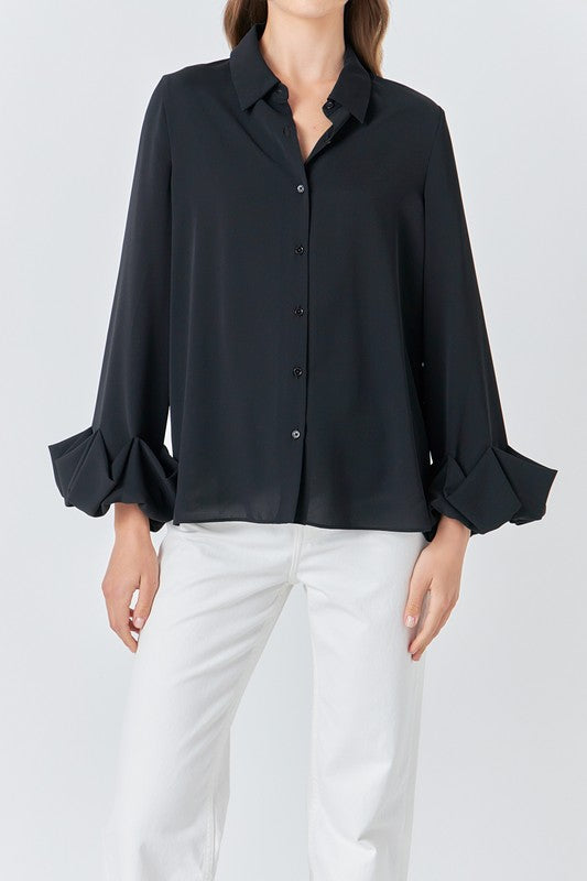 The Bubble Accent Blouse