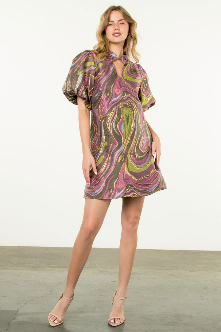 The Marble Shift Dress