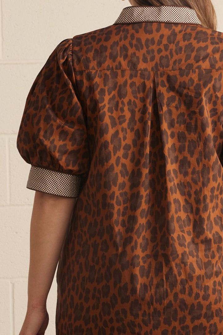 Wildly Chic Leopard Midi Dress