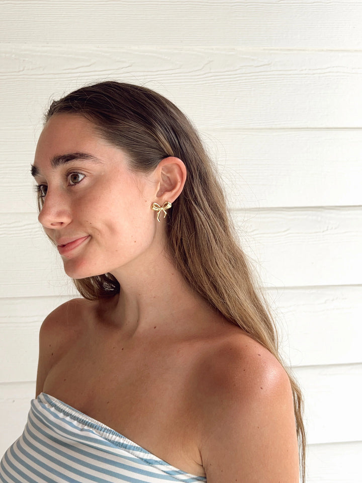 Sheila Fajl Jordi Studs - Shiny 18k Gold