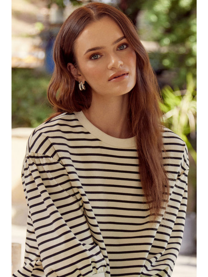 Stripe Casual Top