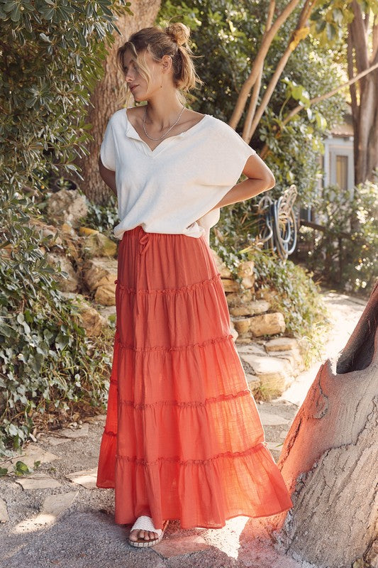 Sunset Red Maxi