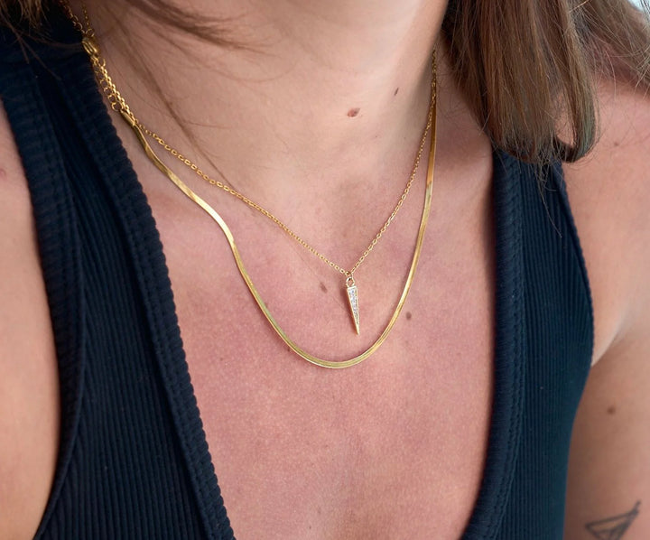 Nikki Smith Mico Gold Herringbone
