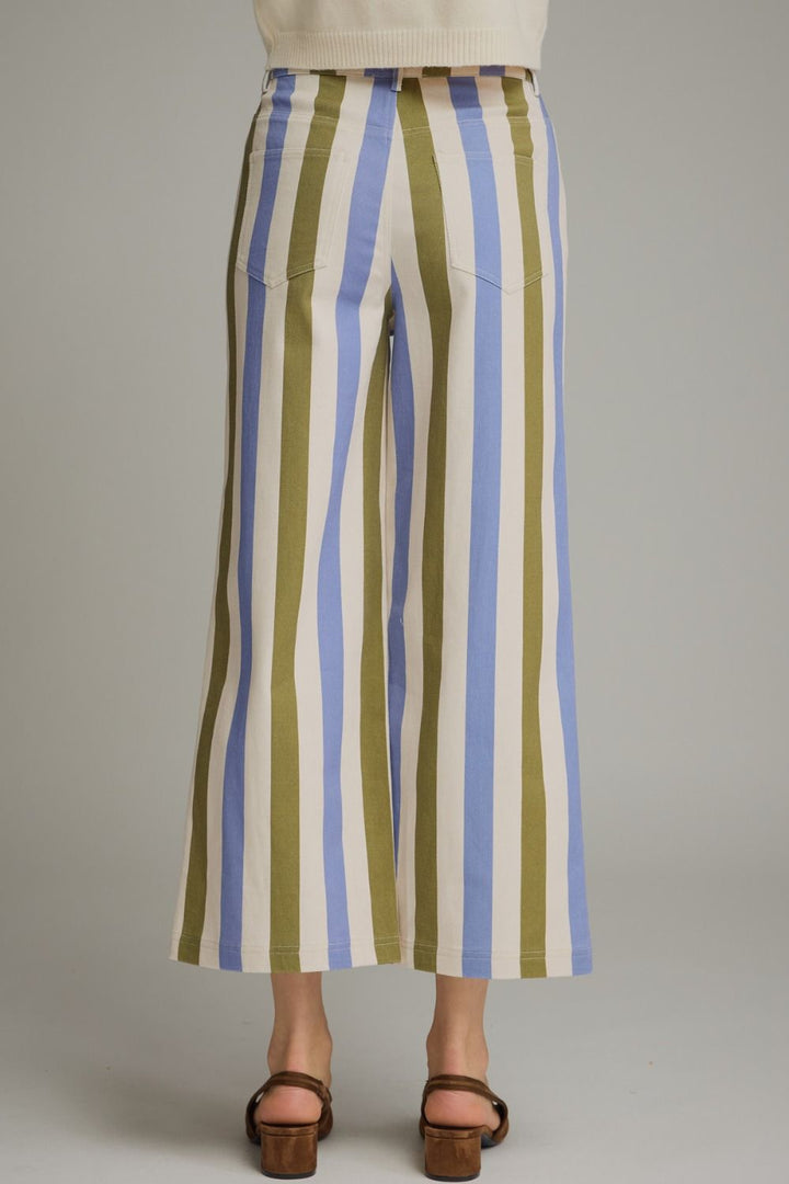 The Olive Stripe pant