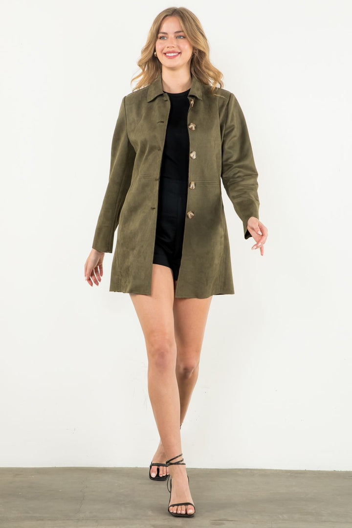 Suede Coat