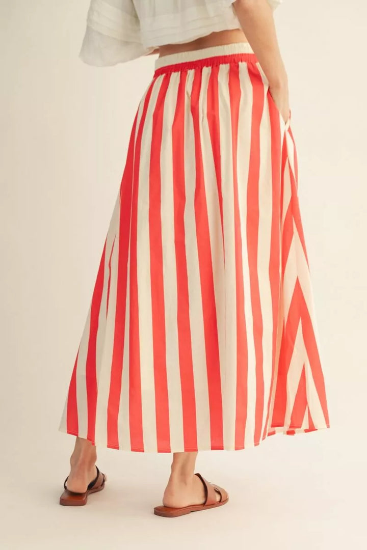 The Summer Stripe maxi Skirt