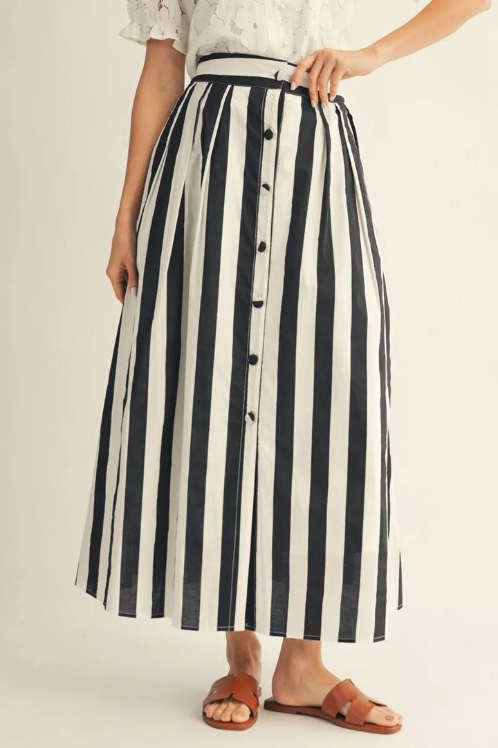 The Summer Stripe maxi Skirt
