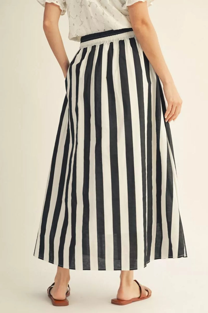 The Summer Stripe maxi Skirt