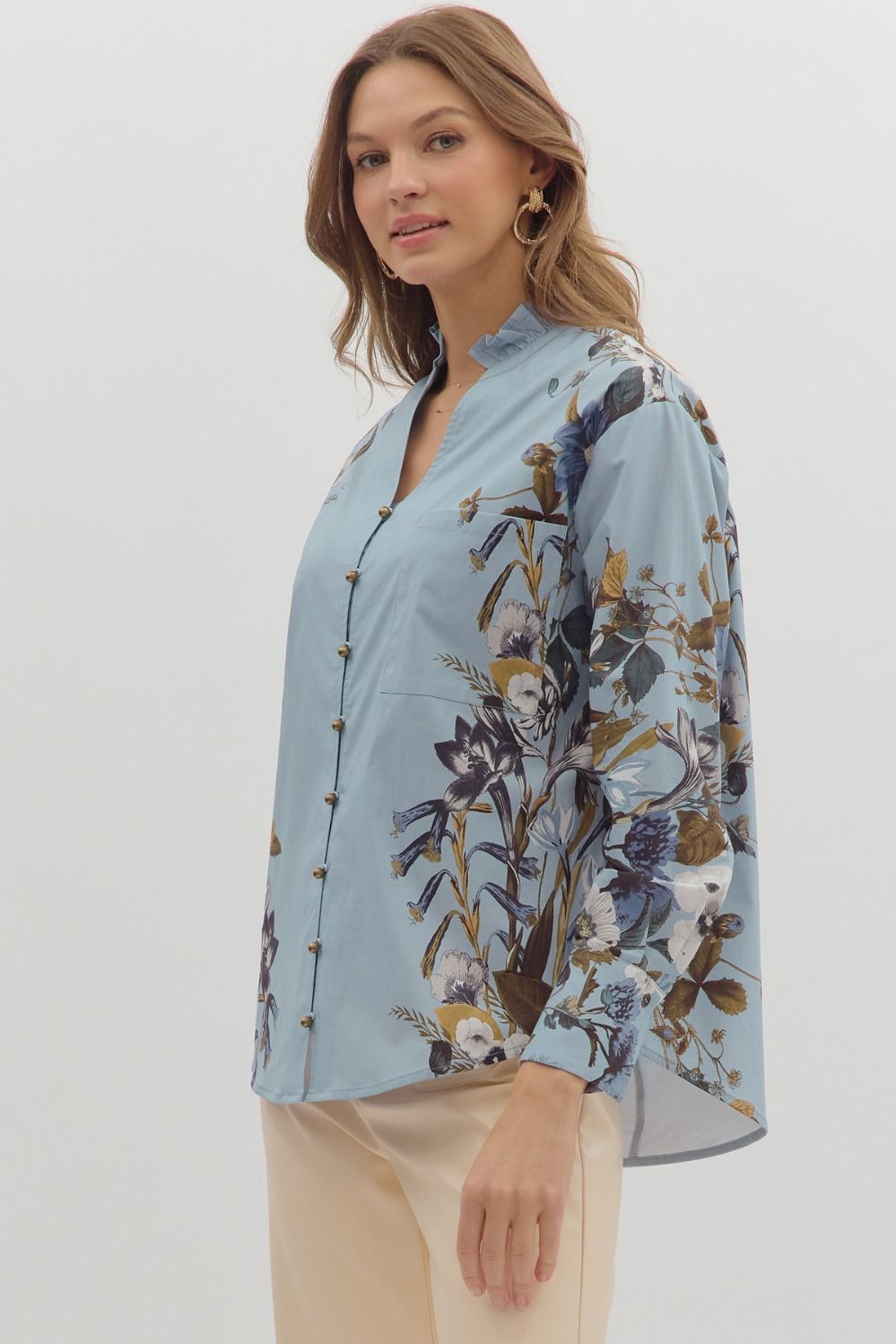 The Chambray Top