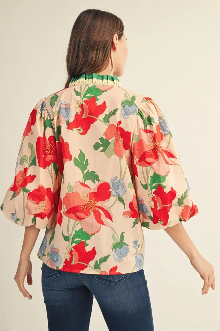 The Poppy Garden Blouse