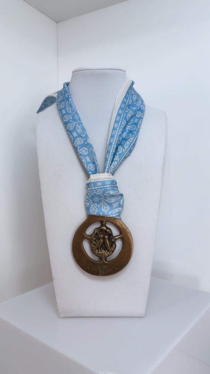 Vintage Scarf Necklace