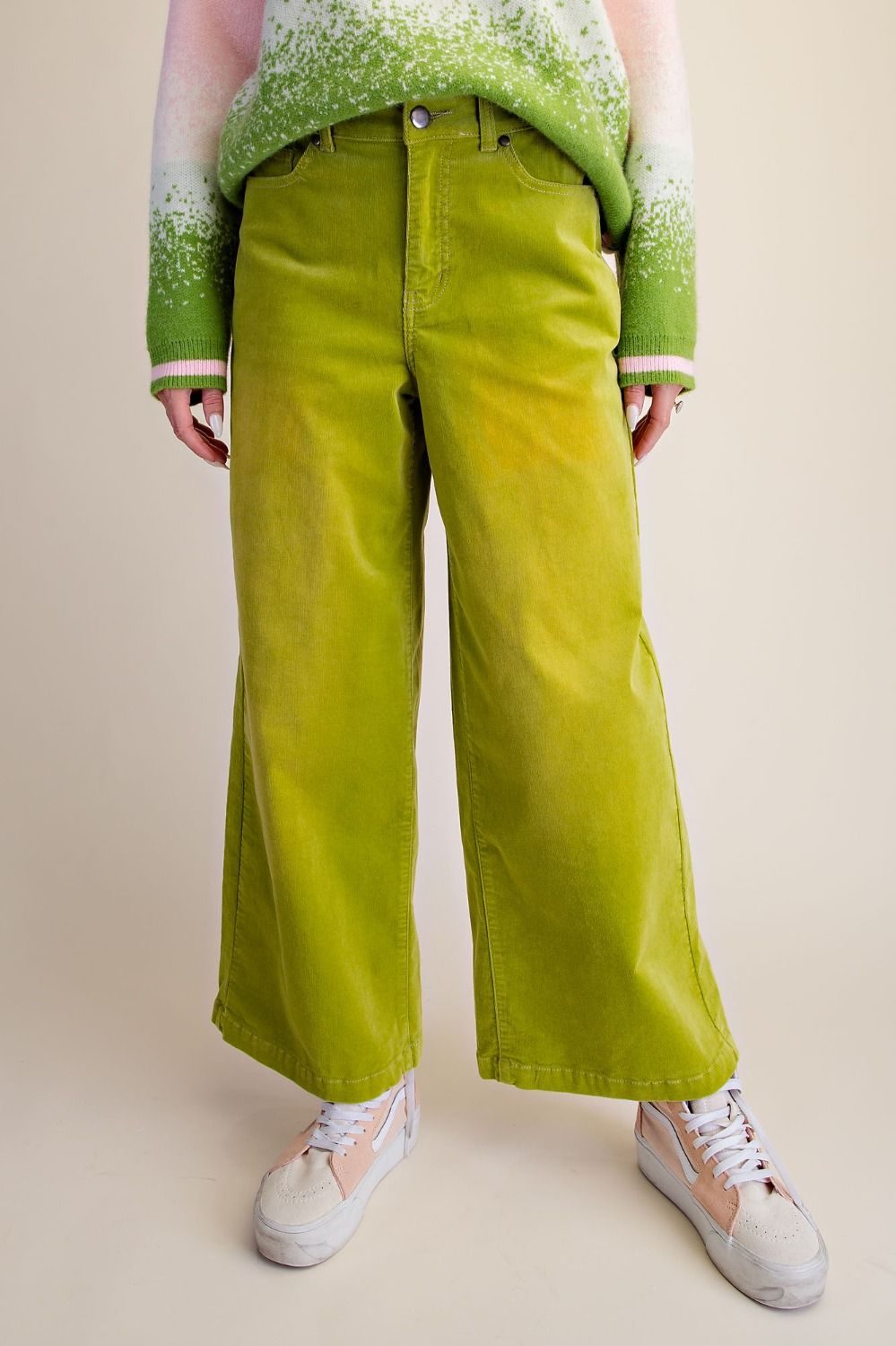 The Olive You Wide Leg Pants