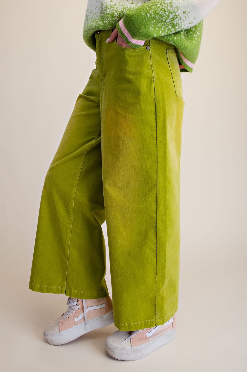 The Olive You Wide Leg Pants