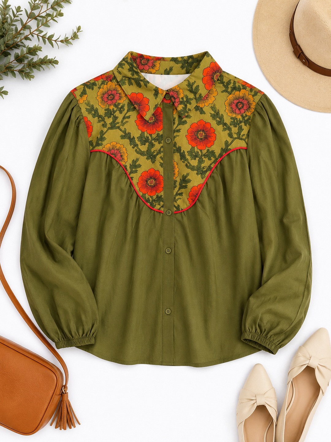 The Wildflower Yoke Top