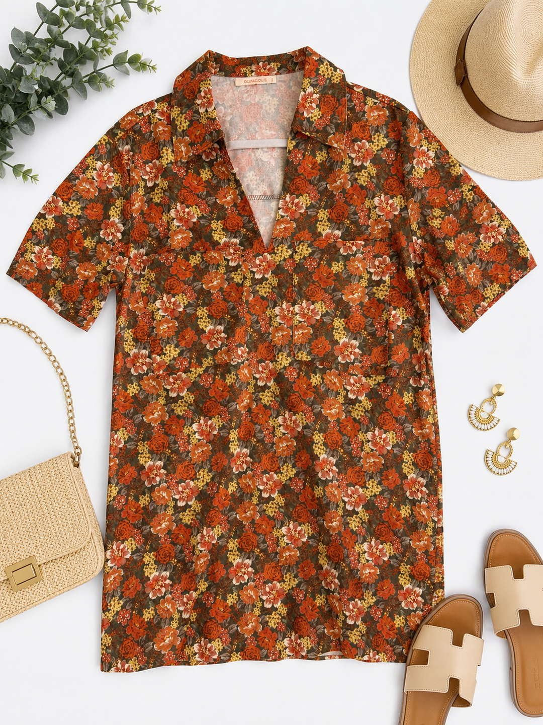 The Brandy Floral Shirt Dress