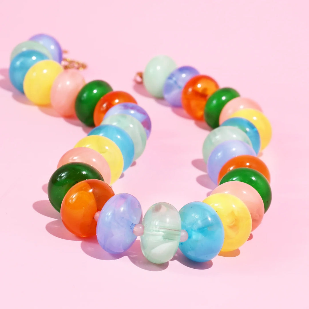Sugar Beads Summer Necklace