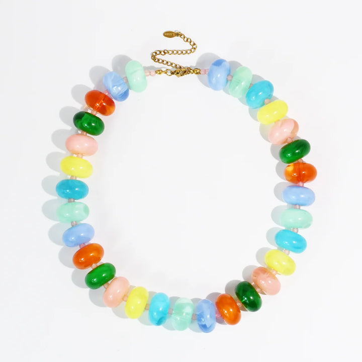 Sugar Beads Summer Necklace