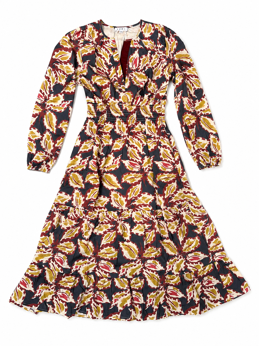 THML Marlowe Leaf Midi Dress