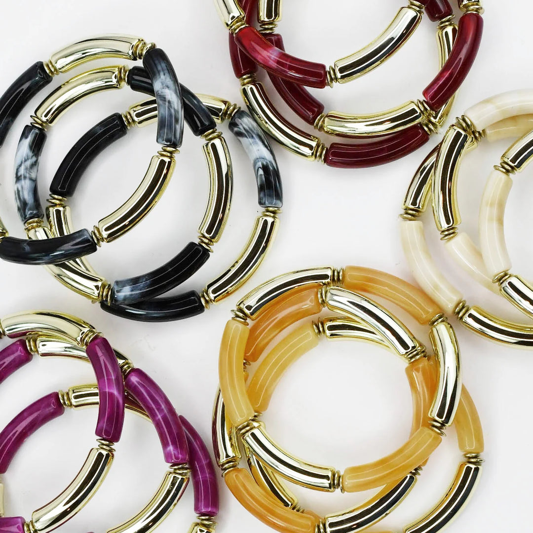 Live a Little Skinny Stretch Bracelet Set