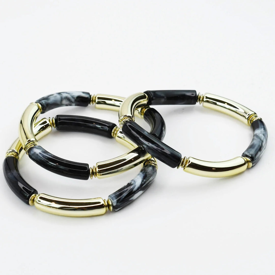 Live a Little Skinny Stretch Bracelet Set