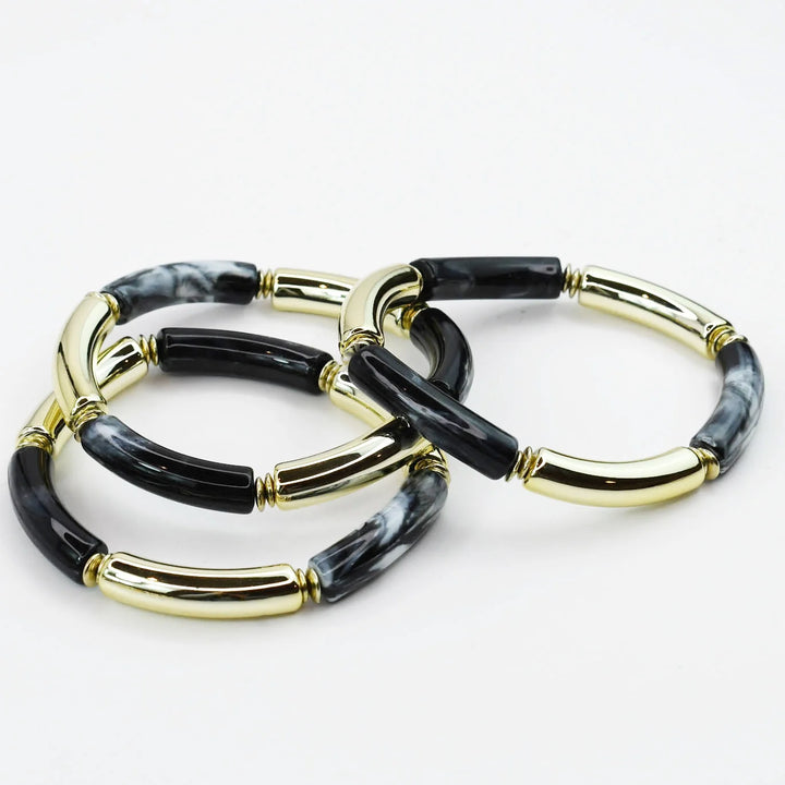Live a Little Skinny Stretch Bracelet Set