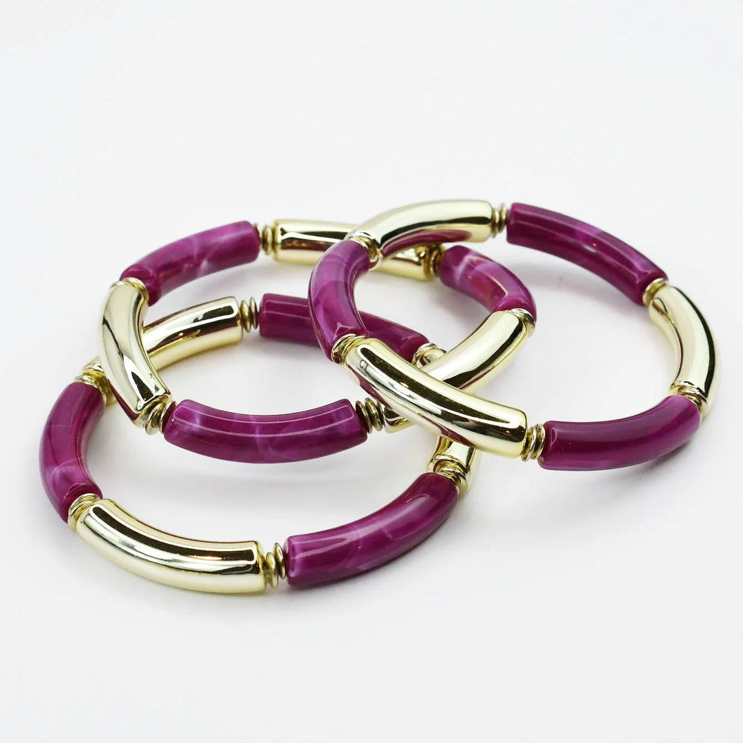 Live a Little Skinny Stretch Bracelet Set