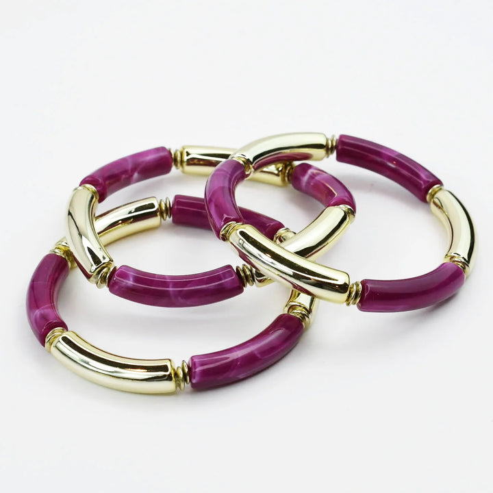 Live a Little Skinny Stretch Bracelet Set
