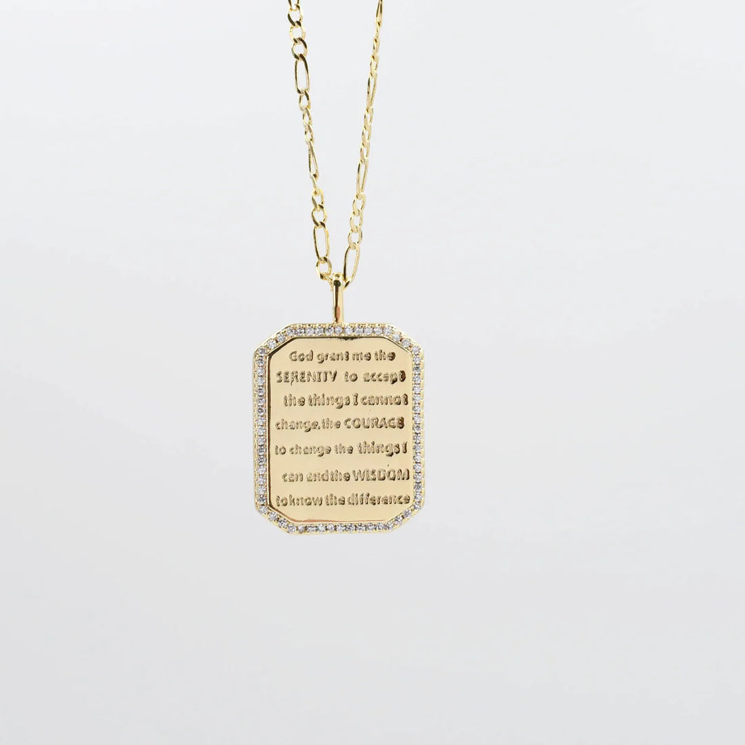 God Grant Me Serenity Necklace