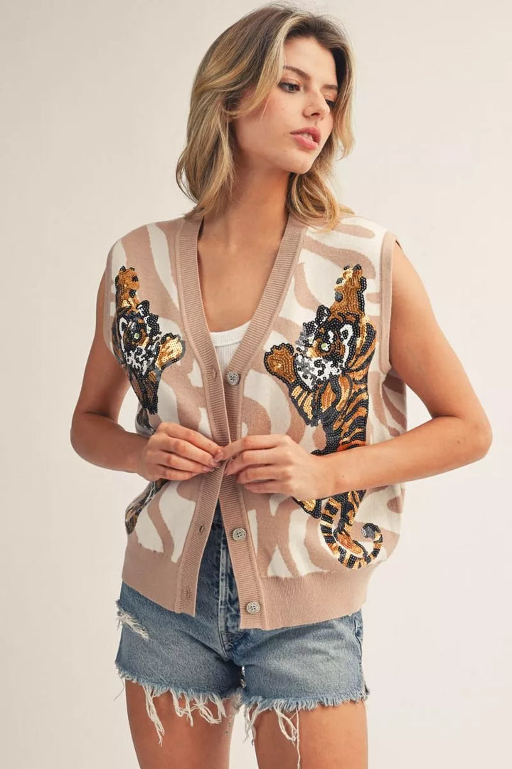 The Fierce & Fabulous Tiger Cardigan