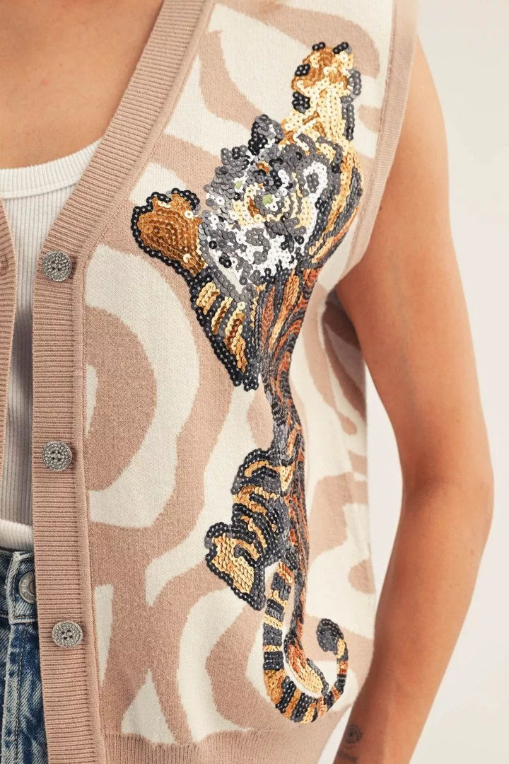 The Fierce & Fabulous Tiger Cardigan