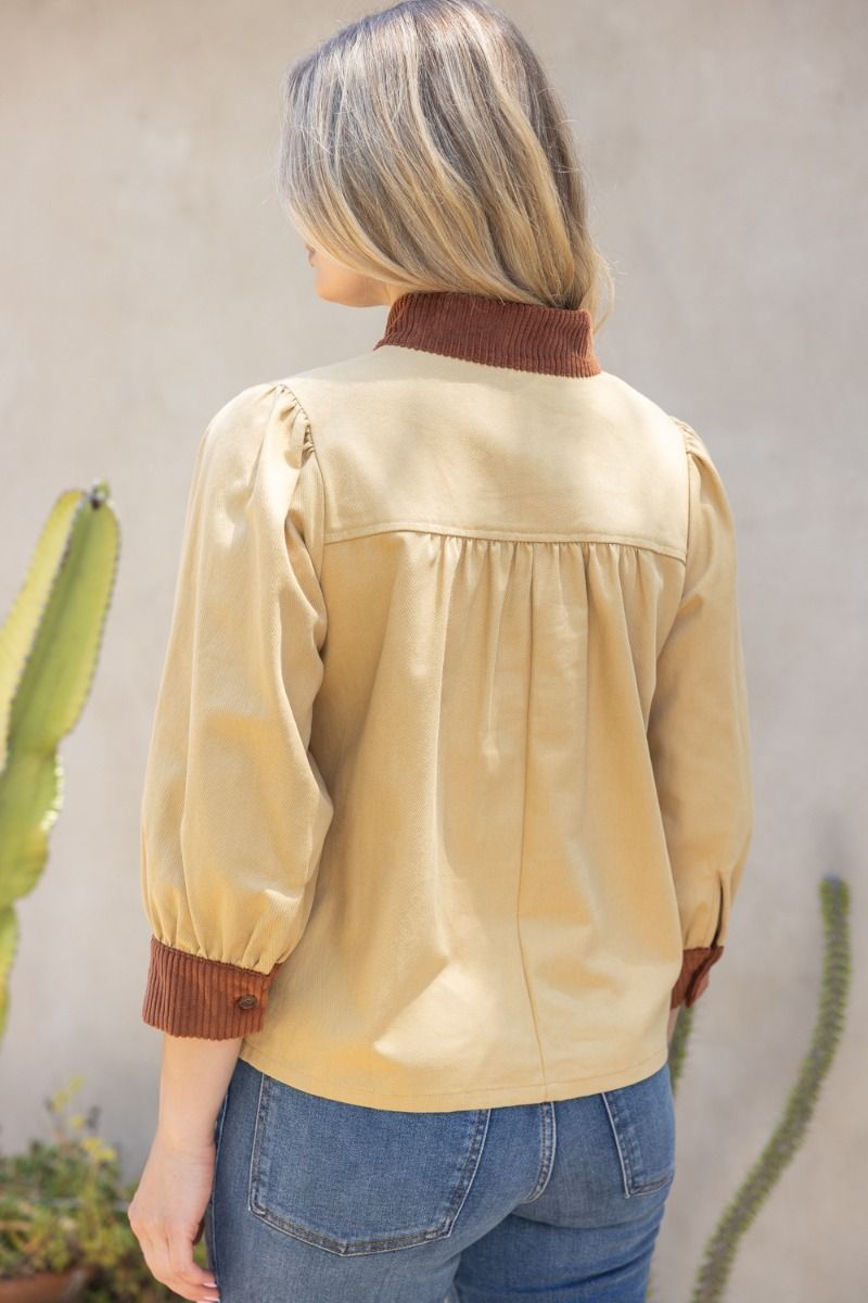 The Fireside Contrast Top