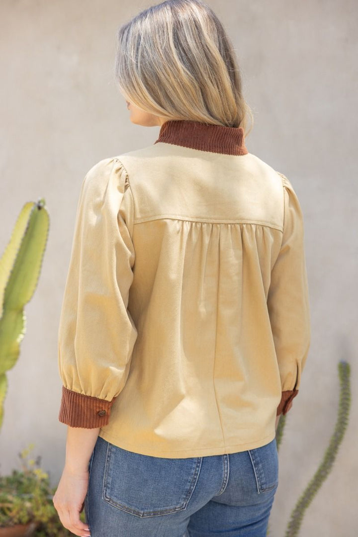 The Fireside Contrast Top