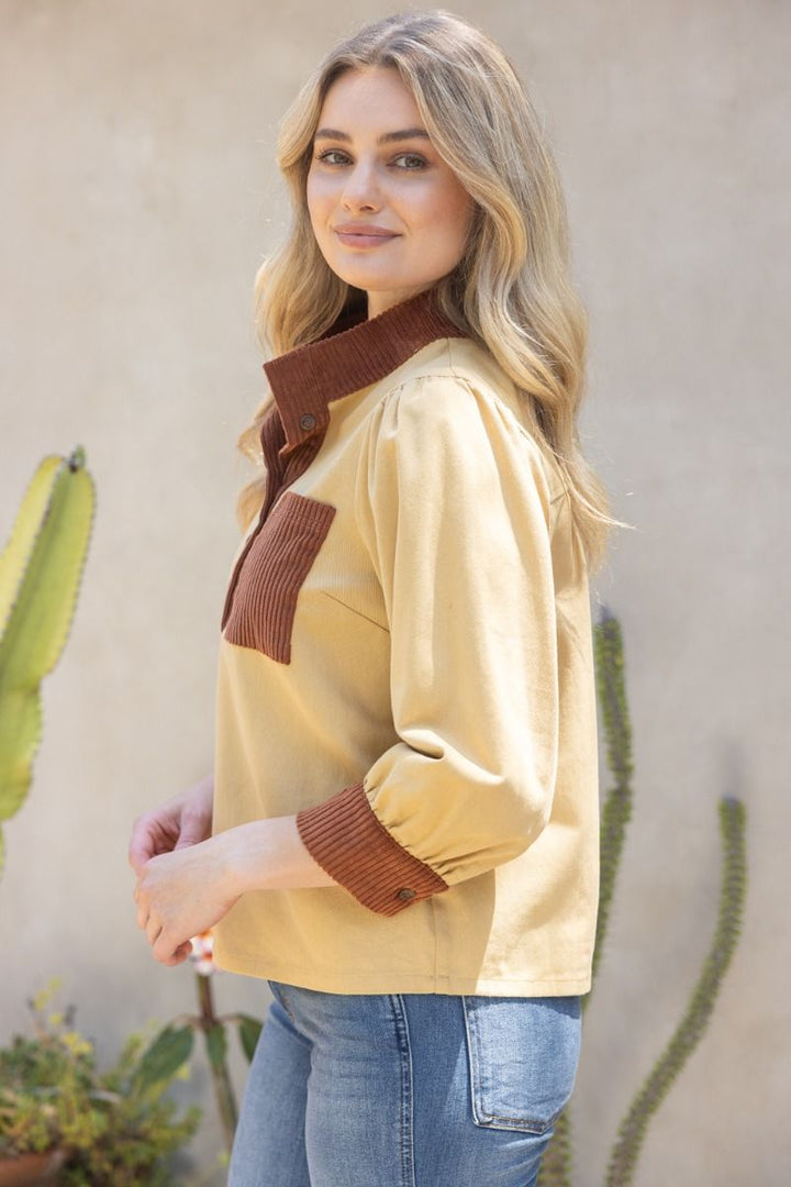 The Fireside Contrast Top