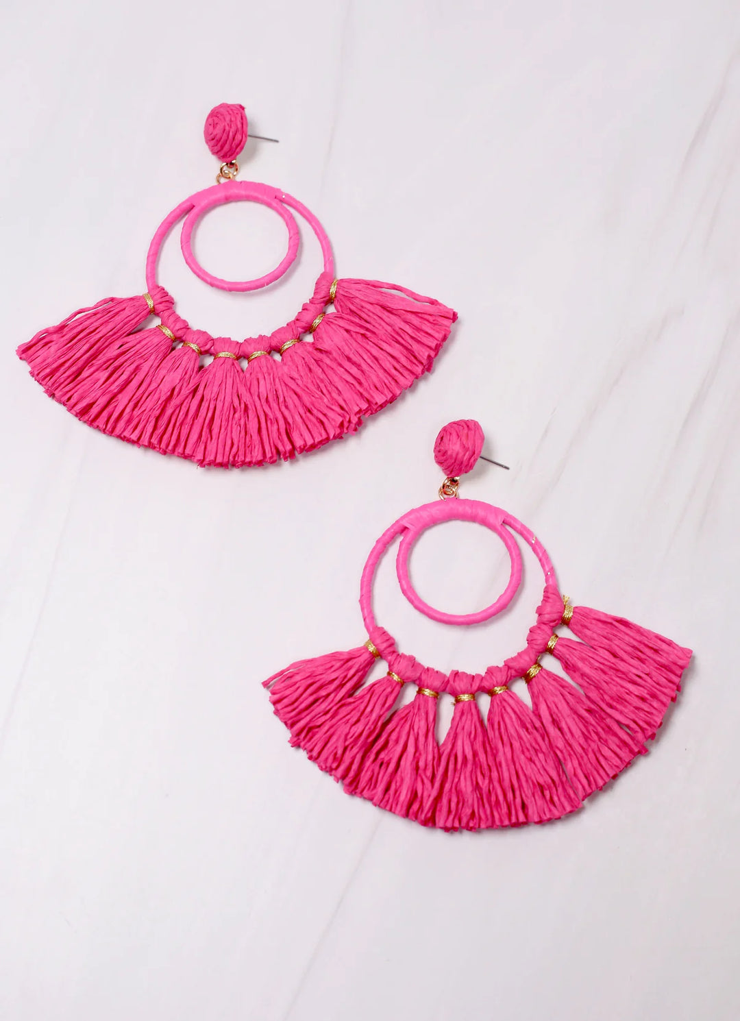 Collier Tassel Fringe Earrings