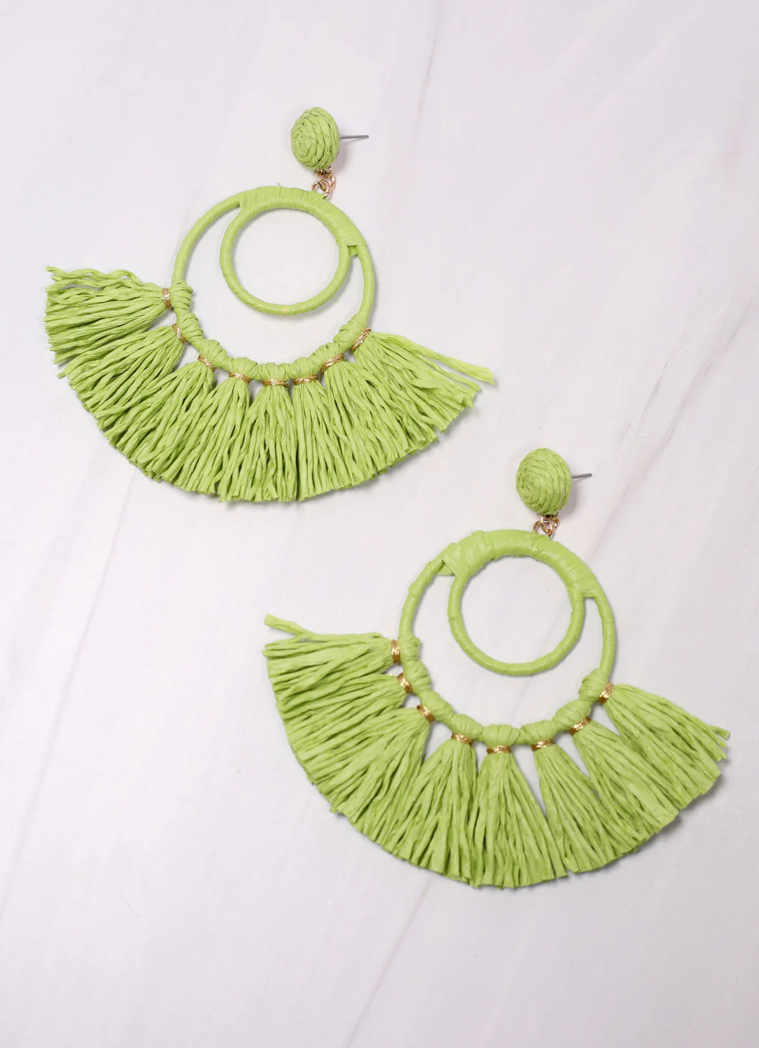 Collier Tassel Fringe Earrings